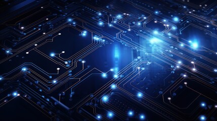 Naklejka premium Technology Abstract Background