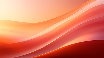 Abstract Background with Warm Gradient of Sunset Colors and Organic Flares