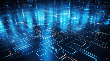 Fototapeta premium Technology Abstract Background