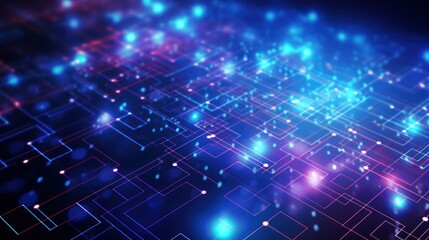 Obraz premium Technology Abstract Background
