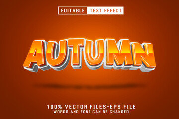 Autumn Editable Text Effect