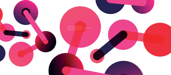 Creative geometric abstract illustration design