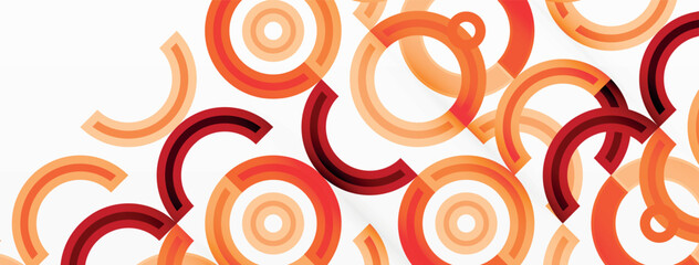 Creative geometric abstract illustration design