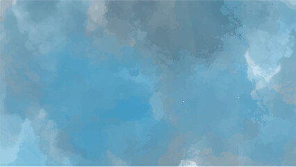 Obraz premium Abstract blue watercolor background.Hand painted watercolor. vector
