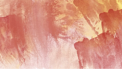 Abstract orange watercolor background.Hand painted watercolor. vector