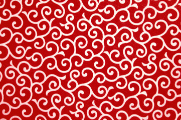 日本手拭い風呂敷の和模様、唐草模様