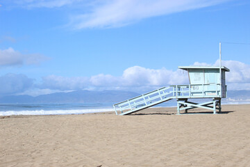 beach hut on the beach