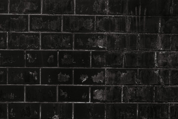 Old black background. Grunge texture. Dark wallpaper. Blackboard, Chalkboard, room Wall.