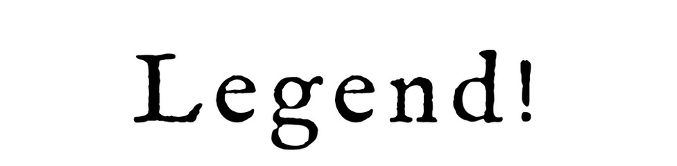 Digital png illustration of legend text on transparent background