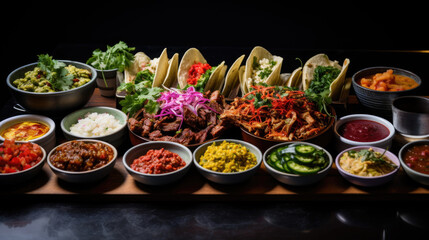 Innovative Culinary Fusion at a Contemporary Taco Bar in New York City: Avant-Garde Chefs Redefine...