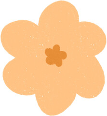 Hand drawn Abstract Flower Illustration