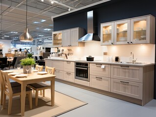 IKEA Kitchen Set in Showroom