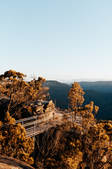 Sunset in the mountains