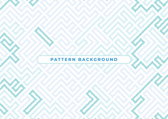 blue line maze seamless pattern background