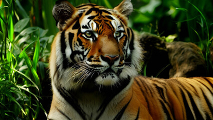 Fototapeta premium tiger in the zoo