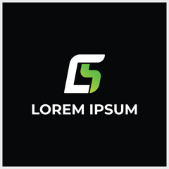 Letters S and C or SC line logo design. Linear minimal stylish emblem. Luxury elegant vector element. Premium business logotype. Graphic alphabet symbol for corporate business identity