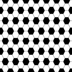 Football pattern background consists of white and black colors.