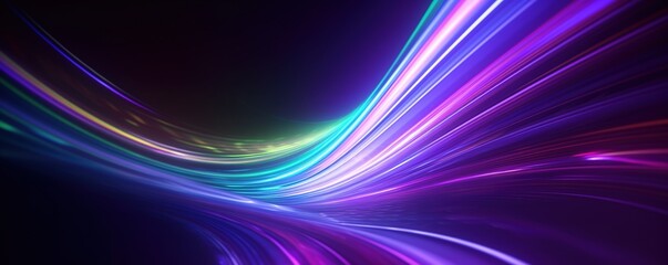 abstract futuristic background with pink blue glowing neon moving high speed wave lines and bokeh lights. Data transfer concept Fantastic wallpaper