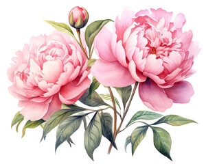 Fototapeta premium bouquet of pink tulips
