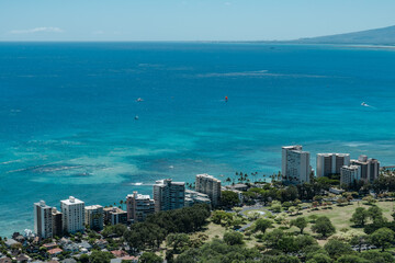  Diamond Head Crater Trail. Honolulu, Oahu, Hawaii. Leahi Park
