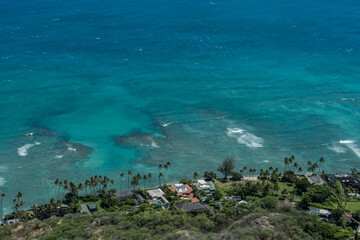  Diamond Head Crater Trail. Honolulu, Oahu, Hawaii. Leahi Park
