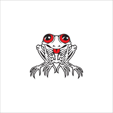 Frog Skull Vector Can Be Used As Graphic Design