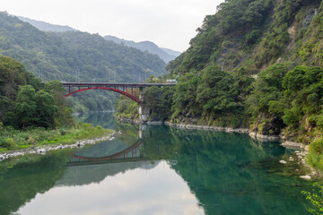 Beautiful wulai landscape in Taiwan