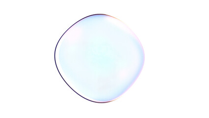 Soft Soap bubble 3d render