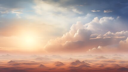 Obraz premium sunset sky and clouds