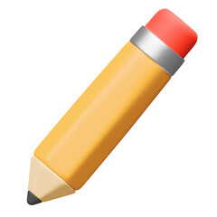 pencil 3d illustration