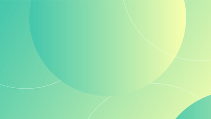 Abstract green fluid shape modern background with copy space, vector.