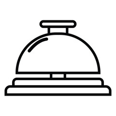 vector illustration of hotel hood icon