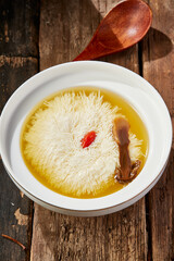 tofu flower,Home cooking in Chinese commercial restaurant, fine Chinese cuisine, high end restaurant, expensive food