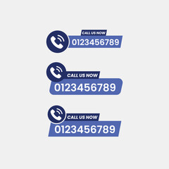 Call us now button, Call to action button for the Website and design template