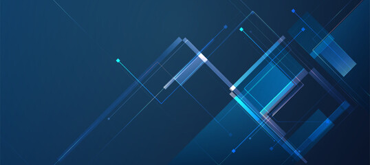 The cyber digital background and furturistic technology 