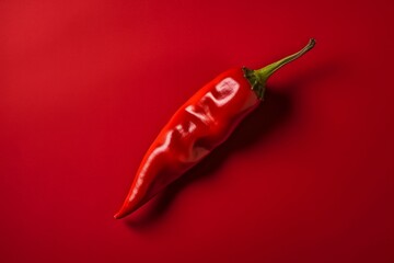 Chili red pepper background. Generate Ai