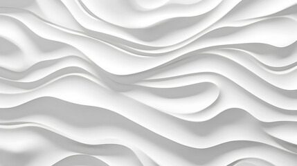 3D wall curve background Generative ai