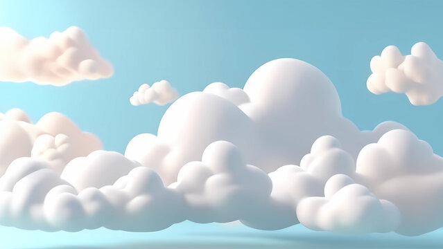 Blue sky with clouds
