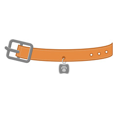 Necklace For Pet Cat Head Logo Medal Silver Basic Shape
