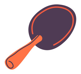 Table tennis racket, ping pong equipment vector