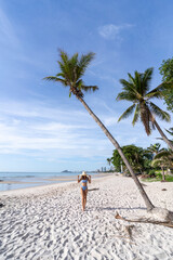 woman on the beach