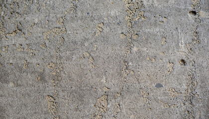 the texture of the concrete