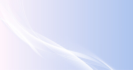 Abstract white dynamic wavy background. Futuristic hi-technology concept. Vector illustration