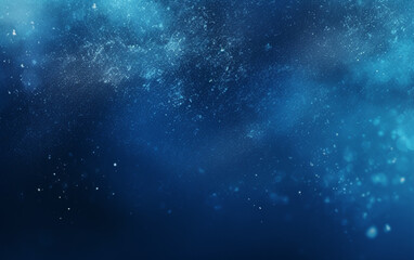 Abstract blue dust particles background