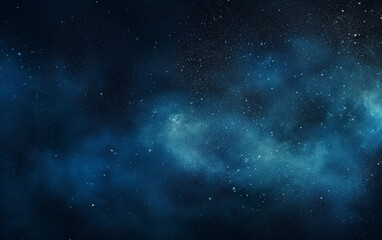 Fototapeta na wymiar Abstract blue dust particles background