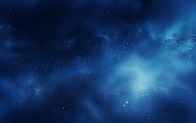 Abstract blue dust particles background