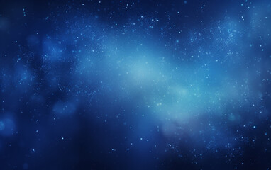 Abstract blue dust particles background