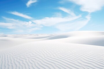 Fototapeta na wymiar White Sand Dune