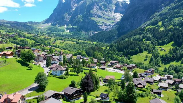 Beautiful Switzerland Alpine village