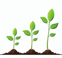 plant growing from soil , how plant grow from beginning 